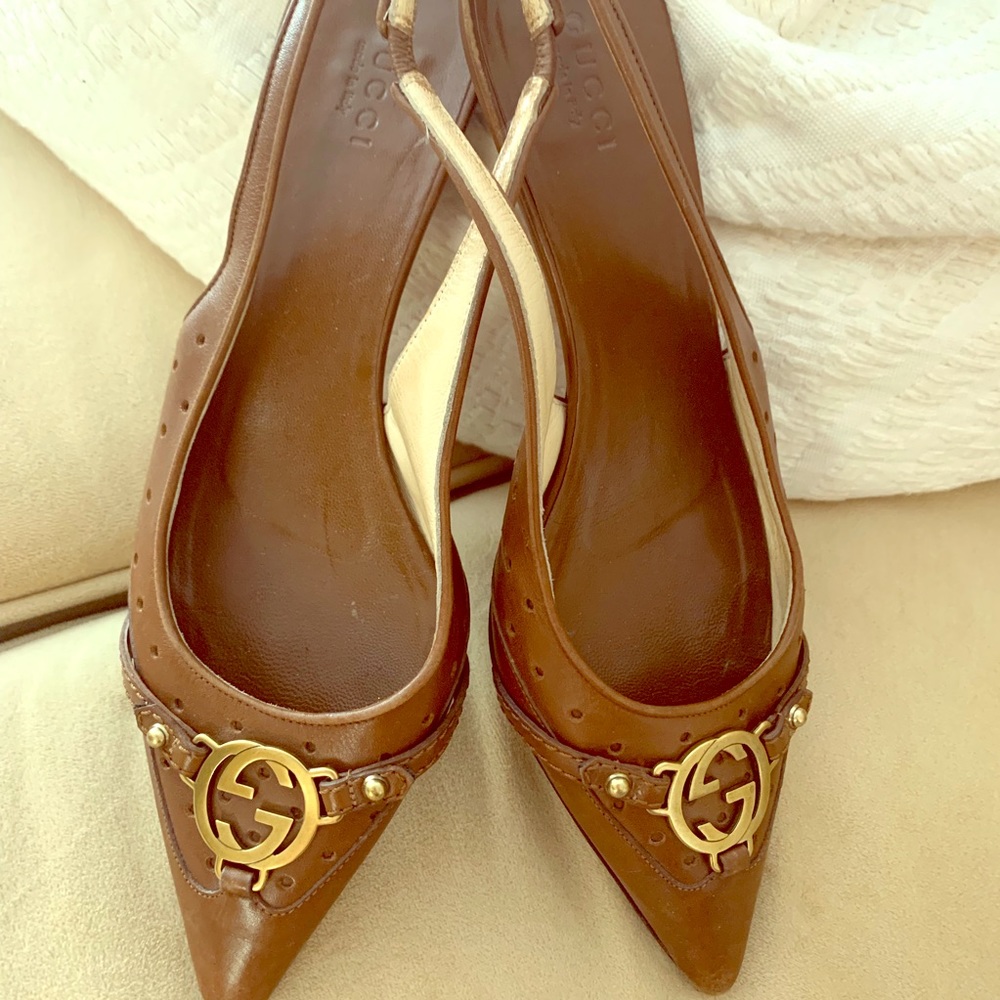 Gucci kitten heel shoes